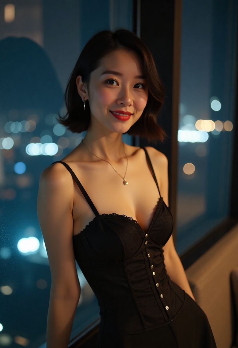 屏幕前播放着家庭题材剧集